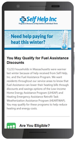 Fuel Assistance Email Marketing